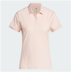adidas Women's Ultimate365 Tour Twistknit Polo, Blush Pink