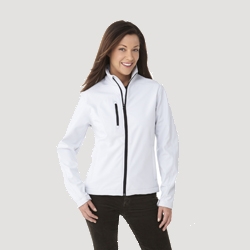 Ladies Full Zip Soft Shell Wind Jacket