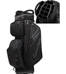 TaylorMade TM19 Select Plus Cart Bag, Black/Charcoal