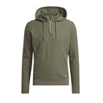 adidas Men’s Go-To Quarter Zip Hoodie, Olive