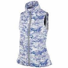 Sunice Womens Keira Full Zip Vest, Lily Print