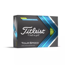 Titleist 2023 Tour Speed Golf Ball - Yellow