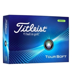 Titleist Tour Soft Golf Ball - Green, Prior Generation
