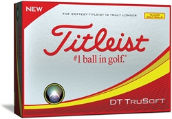 Titleist DT Trusoft Yellow Golf Balls (1 Dozen)