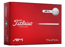 2026 Titleist TruFeel AIM 360 Golf Balls - White