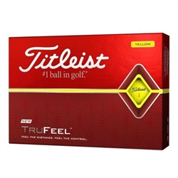 Titleist Tru Feel Yellow Golf Balls ( 1 Dozen)