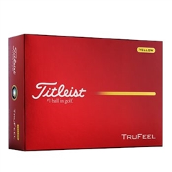 2026 Titleist TruFeel Golf Balls - Yellow