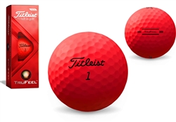 Prior Generation Titleist TruFeel, Matte Red - SLEEVE