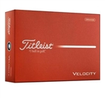 2026 Titleist Velocity Golf Balls - Orange