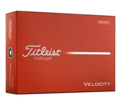 2026 Titleist Velocity Golf Balls - Orange