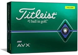 Titleist 2020 AVX Yellow Golf Balls (1 dzn)