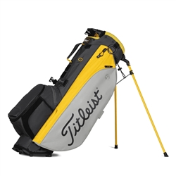 Titleist Players 4 Plus Stand Bag, Charcoal/Grey/Canary