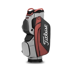 Titleist Cart 15 Cart Bag - Grey/Island Red/Charcoal