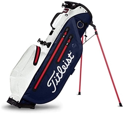 Titleist Players 4 Plus Stand Bag - White/Black/Red