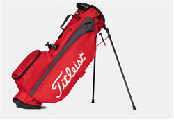 Titleist Players 4 Stand Bag - Red/Graphite