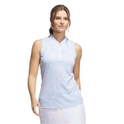 Adidas Women’s Essentials Sleeveless Golf Polo, Wonder Blue