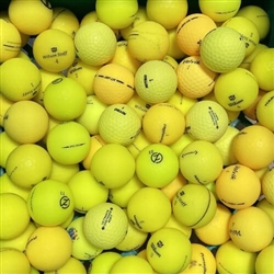 30 Yellow Golf Balls Bucket