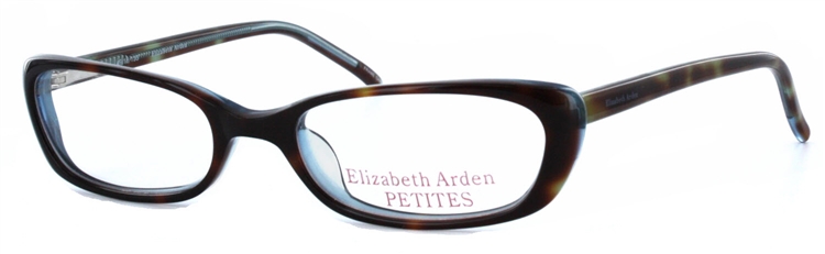 Elizabeth Arden Petites 46 Demi Brown Eyeglass Frame