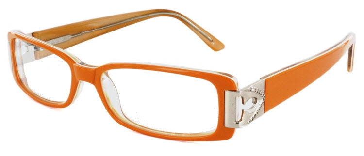 Cubra Libre 4 - Orange Eyeglass Frame
