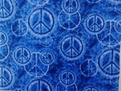 DENIM PEACE SIGNS
