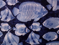 NAVY FISH BATIK