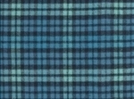 TEAL & BLACK CHECKED FLANNEL