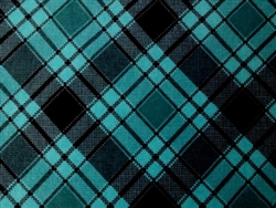 TEAL & BLACK PLAID FLANNEL