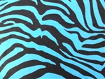 TURQUOISE & BLACK ZEBRA