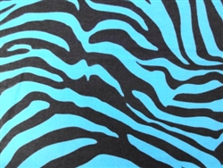 TURQUOISE & BLACK ZEBRA