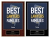 2020 Deluxe NJ's Best Lawyers for Families Plaque