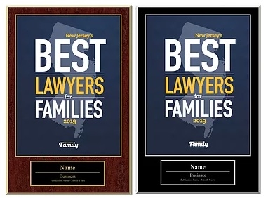 2020 Deluxe NJ's Best Lawyers for Families Plaque
