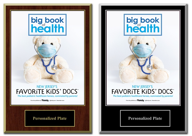 2020 Deluxe New Jersey Favorite Kid's Docs Plaques