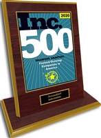 2020 Inc. 500/5000 Companies Deluxe Base Plaque