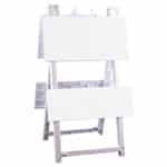 Econocade Barricade -White, No Sheeting