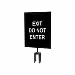 QueueWay - QWAYSIGN-11" X 14"  -EXIT-EXIT DO NOT ENTER (Double Sided)