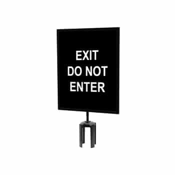 QueueWay - QWAYSIGN-11" X 14"  -EXIT-EXIT DO NOT ENTER (Double Sided)