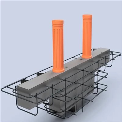 Retractable Bollards, Manual Vehicular Barrier System - 1200MRB MinuteMan