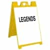 Signicade Sign Stand Yellow - 24" x 36" Diamond Grade Sign Legends