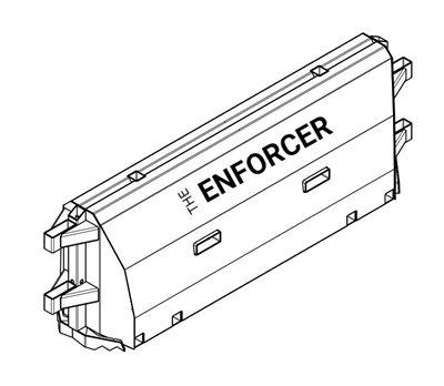 Anti-ram Mobile Vehicle Barrier, 10â€™ ft. The Enforcer 1350-RVB