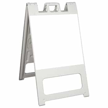 Squarecade 45 Sign Stand White - NO SHEETING