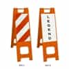 Narrowcade Orange - 12"" x 24 Engineer Grade Striped Sheeting (side A)
12" x 24" Engineer Grade Sign Legend (side B)