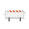 UV-Resistant Plastic Barrier CROWDCADE, 2004-W-EGLR, White