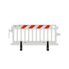 Durable Plastic Barricade for Concerts CROWDCADE, 2004-W-HIPR, White