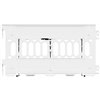 Heavy-Duty Plastic Barrier PATHCADE, 2008-W, White, no sheeting, NONE