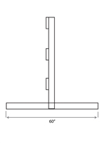 Break-Away Type III - Hardware for Complete Set (For Uprights and Boards)