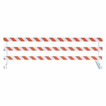 Break-Away Type III - 12' Break-Away  Kit with High Intensity Prismatic Grade Striped Sheeting (Both Sides)