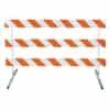 8'Type III-Power Post 63" Uprights and Telespar  Feet with High Intensity Prismatic
Grade Striped Sheeting - One Side