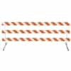 12' Type III-Power Post 63" Uprights and Telespar  Feet with High Intensity Prismatic
Grade Striped Sheeting - One Side