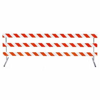12' Type III-Telespar Feet & 63" Uprights with High Intensity Prismatic Grade Striped
Sheeting - One Side
