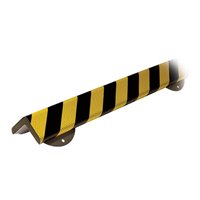 Knuffi Model H+ Corner Wall Protection Kit Reflective Black/Yellow 1M